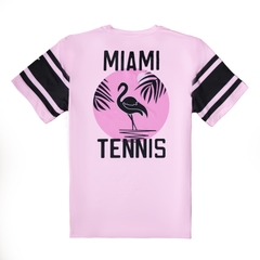 Áo Ngắn Tay Thể Thao Nam Pickleball/Tennis About Tech ICON MIAMI PINK