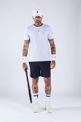 Áo Ngắn Tay Thể Thao Nam Pickleball/Tennis About Tech ICON LOS ANGELES WHITE