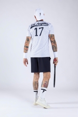 Áo Ngắn Tay Thể Thao Nam Pickleball/Tennis About Tech ICON LOS ANGELES WHITE