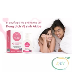 Dung dịch vệ sinh phụ nữ Akibe diệt nấm candida, kháng khuẩn, khử mùi, hỗ trợ làm hồng và se khít