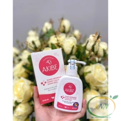 Dung dịch vệ sinh phụ nữ Akibe diệt nấm candida, kháng khuẩn, khử mùi, hỗ trợ làm hồng và se khít