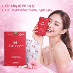 Men vi sinh phụ khoa Balance EVA hộp vỉ 10 viên tiện lợi cho chị em trải nghiệm – 6 tỷ lợi khuẩn, cân bằng pH, giảm viêm ngứa, khí hư, hỗ trợ vùng kín khỏe mạnh