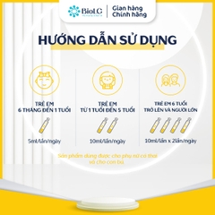 [QUÀ CHO MẸ] Men Vi Sinh BioLG Mom & Baby Giảm Táo Bón Bổ Sung Chất Xơ XOS 3 Chủng Lợi Khuẩn Hỗ Trợ Tiêu Hóa Cho Mẹ & Bé