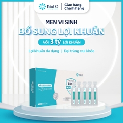 [QUÀ CHO MẸ] BioLG Colon Men Vi Sinh 3 Tỷ Lợi Khuẩn Bacillus Giảm Táo Bón Tiêu Chảy Đầy Hơi Hỗ Trợ Đại Tràng 20 Ống