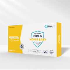 [QUÀ CHO MẸ] Men Vi Sinh BioLG Mom & Baby Giảm Táo Bón Bổ Sung Chất Xơ XOS 3 Chủng Lợi Khuẩn Hỗ Trợ Tiêu Hóa Cho Mẹ & Bé