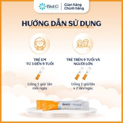 Cốm Enzyme BioLG Bổ Tỳ Ăn Ngon Dành Cho Bé Biếng Ăn Chậm Lớn Tiêu Hóa Kém Sức Đề Kháng Yếu 20 Gói
