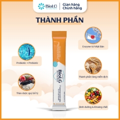 Cốm Enzyme BioLG Bổ Tỳ Ăn Ngon Dành Cho Bé Biếng Ăn Chậm Lớn Tiêu Hóa Kém Sức Đề Kháng Yếu 20 Gói
