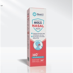 [ƯU ĐÃI QUÀ KHỦNG] Xịt Vi Sinh BioLG Nasal Bổ Sung 60Tỷ Lợi Khuẩn Hỗ Trợ Làm Giảm Triệu Chứng Hô Hấp