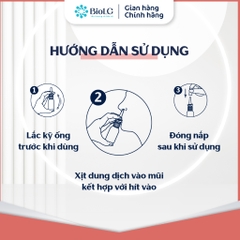 [ƯU ĐÃI QUÀ KHỦNG] Xịt Vi Sinh BioLG Nasal Bổ Sung 60Tỷ Lợi Khuẩn Hỗ Trợ Làm Giảm Triệu Chứng Hô Hấp