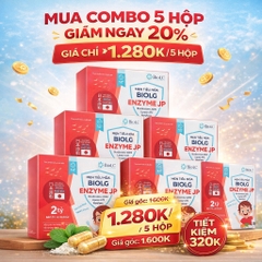 Cốm Enzyme Cho Bé BioLG JP Enzyme Nhật Bản Giảm Đầy Hơi Chướng Bụng Hỗ Trợ Tiêu Hóa Biếng Ăn