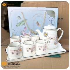 BỘ ẤM CHÉN IN LOGO – QUÀ TẶNG TRUYỀN THỐNG, SANG TRỌNG