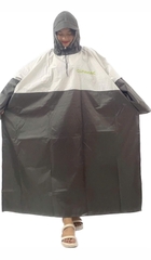 Áo dù cài cạnh pha màu