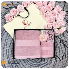 SET KHĂN TẮM – KHĂN GỘI THÊU LOGO – QUÀ TẶNG TINH TẾ - THIẾT THỰC