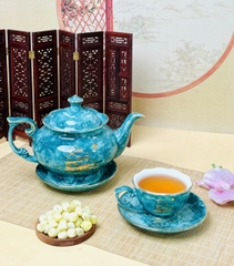 BỘ ẤM CHÉN IN LOGO – QUÀ TẶNG TRUYỀN THỐNG, SANG TRỌNG