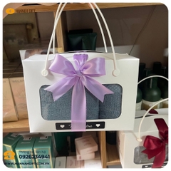 SET KHĂN TẮM – KHĂN GỘI THÊU LOGO – QUÀ TẶNG TINH TẾ - THIẾT THỰC