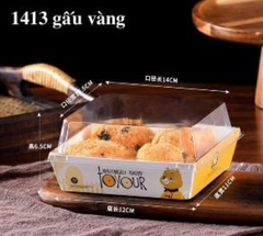 Hộp giấy E1413 gấu vàng (thùng 1000c)