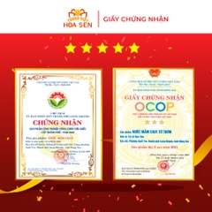 Combo 5 chai  - Nước mắm chay Từ Thơm chai 500ml - Tương Việt Hoa Sen - Đậm đà bắt vị