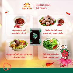 Tương đen màng gói nhỏ 15g - Túi 100 gói - Tương Việt Hoa Sen - Đậm đà bắt vị