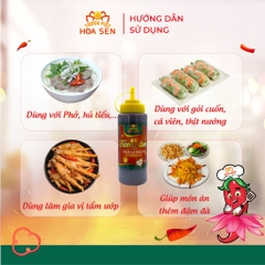 Tương đen để bàn chai 500ml - Tương Việt Hoa Sen - Đậm đà bắt vị