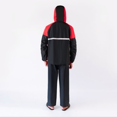 Bộ áo mưa 68A 2 lớp siêu nhẹ đi mưa và chống rét phản quang sau lưng cực sáng phong cách thời trang trẻ trung năng động, chống thấm mưa tốt ( Tuấn Phong)