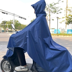 Áo mưa cánh dơi 1 đầu (81-1G) có kính chất liệu vải dù vân tổ ong cao cấp chống thấm mưa tốt (Tuấn Phong)