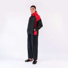 Bộ áo mưa 68A 2 lớp siêu nhẹ đi mưa và chống rét phản quang sau lưng cực sáng phong cách thời trang trẻ trung năng động, chống thấm mưa tốt ( Tuấn Phong)