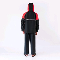 Bộ áo mưa 68A 2 lớp siêu nhẹ đi mưa và chống rét phản quang sau lưng cực sáng phong cách thời trang trẻ trung năng động, chống thấm mưa tốt ( Tuấn Phong)