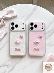 Ốp Lưng Iphone Hello Kitty Đính Charm 3D - Chống Sốc, Bảo Vệ Camera Toàn Diện