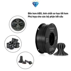 Sợi nhựa in 3D Tinmorry ABS Pro - Black : Filament 1.75mm - Cuộn 1kg