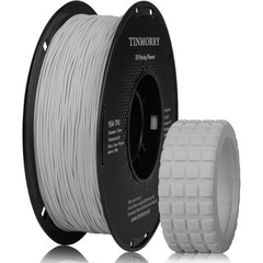 Sợi nhựa in 3D Tinmorry TPU95A - Grey : Filament 1.75mm - Cuộn 1kg