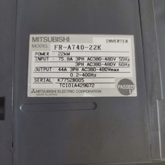 Biến Tần Mitsubishi A700 22KW 30HP -380V