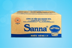 Thùng nước uống Sanna đóng ly 250ml