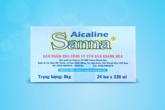 Nước uống Ion kiềm Sanna đóng lon thùng 24 lon