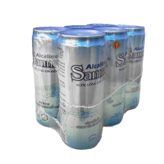 Nước Ion kiềm Sanna Alcaline – Block lon
