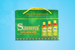 Hộp nước rong biển Sanna (4 chai)