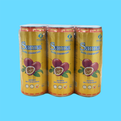 KM Nước Chanh dây Sanna đóng lon 320ml Block 6 lon