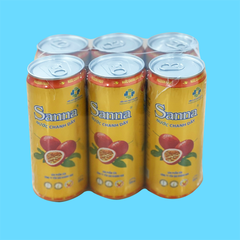Nước Chanh dây Sanna đóng lon 320ml Block 6 lon