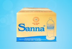Nước uống Sanna đóng chai 1500ml thùng 12 chai