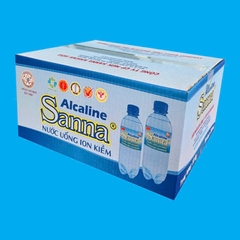Nước uống Ion kiềm Sanna đóng chai 330ml thùng 30 chai