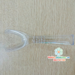 Banh miệng nhựa kéo 1 đầu trắng