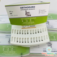 Mắc cài kim loại tự khóa OrthoEuro xanh lá (tự buộc) (MUA 3 TẶNG 1)