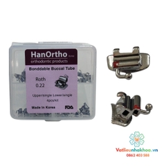 Mắc cài răng 6 - 2 ống - Loại hộp - Roth 022 - SET 20