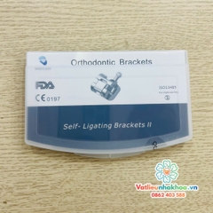 Mắc cài kim loại tự khóa Orthodontic xanh dương (tự buộc)