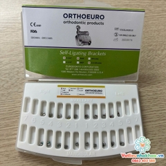 Mắc cài kim loại tự khóa OrthoEuro xanh lá (tự buộc) (MUA 3 TẶNG 1)