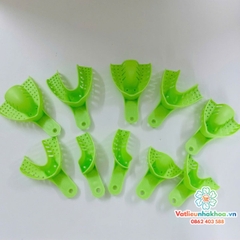 Thìa lấy dấu nhựa đủ số xanh lá (Túi/10 cái)