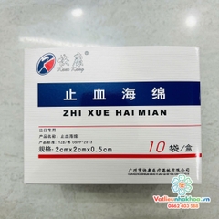 Bông xốp cầm máu Spongel (Hộp 10 gói)