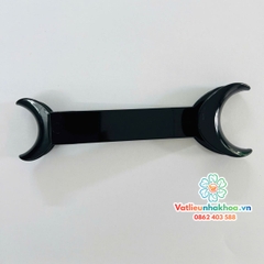 Banh miệng nhựa kéo 2 đầu đen