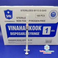 Bơm kim tiêm vô khuẩn (100 cái) 1ml/3ml/5ml/10ml