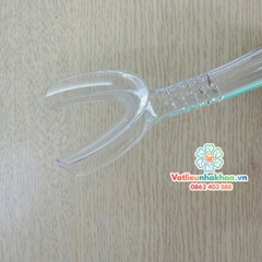 Banh miệng nhựa kéo 1 đầu trắng