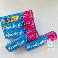 Keo dán răng giả hàm tháo lắp Fixodent 68g